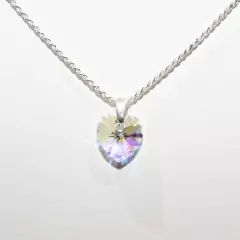 Conjunto Cristal Corazón 10mm