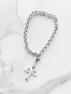 Pulsera de Acero con Dije Avion