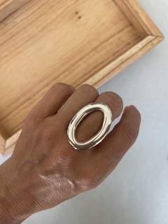Anillo Oval Plata 925 - tienda online