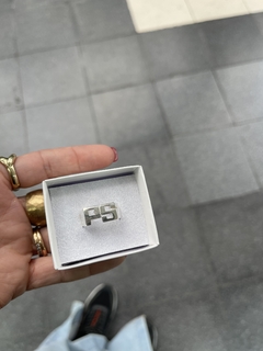 Anillo Iniciales caladas - comprar online