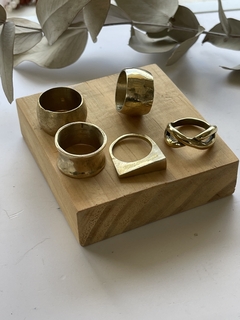 Anillo Triangulo - Diez y Diez Joyas