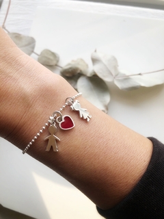 Dije Corazón MINI esmaltado - Diez y Diez Joyas