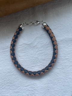 Imagen de Pulsera cuero Trenzada Redonda