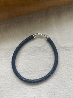 Pulsera cuero Trenzada Redonda - Diez y Diez Joyas
