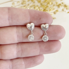 Aros Rita love Plata 925