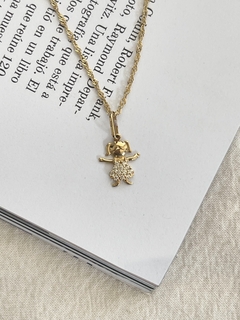 Cadena con Nena Oro 18k
