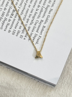 Cadena con Inicial pasante Oro 18k - comprar online