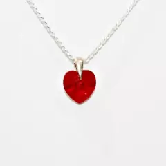 Imagen de Conjunto Cristal Corazón 10mm