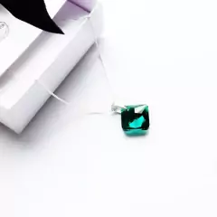 Dije Princess Cut 16mm - Diez y Diez Joyas