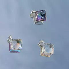 Dije Cristal Princess Cut 11mm - comprar online