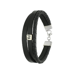 Pulsera cuero Triple - Diez y Diez Joyas