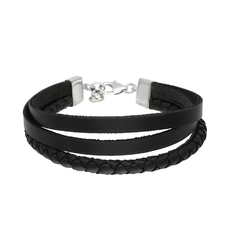Pulsera cuero Triple - tienda online