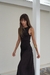 VESTIDO LARGO NEGRO - comprar online