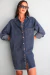 VESTIDO AZALEA DENIM AZUL - Guillermina Regalado