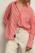 CAMISA RAYADA ROJA - tienda online