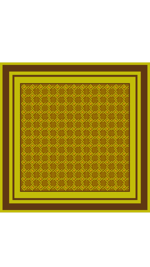 PAÑUELO MONOGRAMA VERDE - comprar online