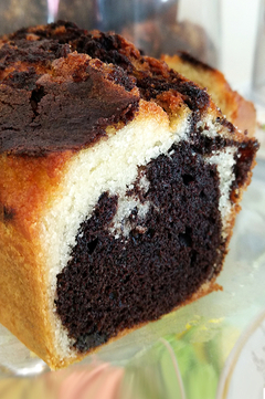 BUDÍN MARMOLADO VAINILLA Y CHOCOLATE