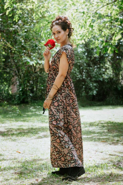 VESTIDO LARGO LAKSHMI MA NEGRO