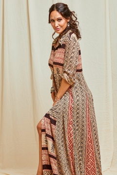 VESTIDO LARGO SHAKTI BLOCK PRINT - comprar online