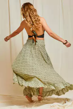 FALDA LARGA IXCHEL VERDE