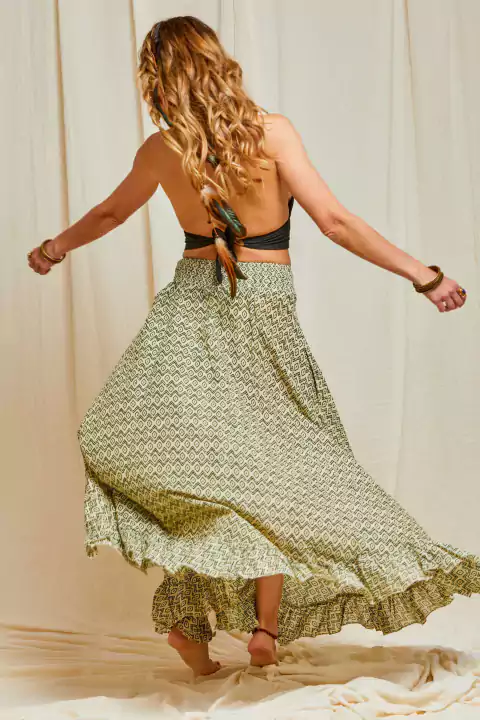 FALDA LARGA IXCHEL VERDE