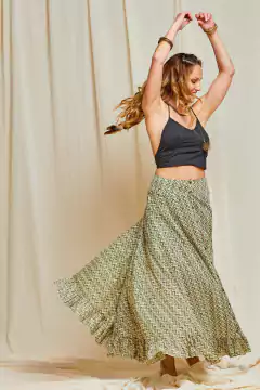 FALDA LARGA IXCHEL VERDE en internet