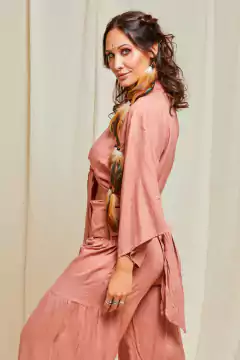 TOP CON MANGAS METIS ROSA en internet
