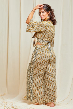 PANTALON ALMA BLOCK PRINT FLOR DE LA VIDA en internet