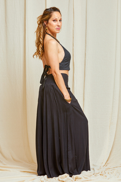 PANTALON PALAZO FREYA NEGRO