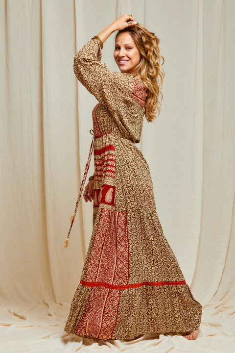 VESTIDO LARGO DANA BORDO I