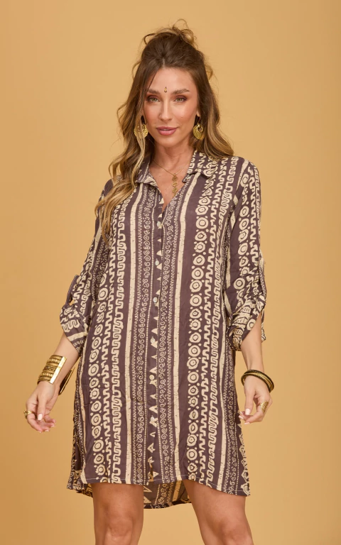 CAMISA TRIBAL GRIS - comprar online