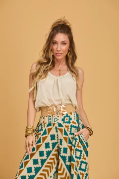 Imagen de MUSCULOSA SEDA BEIGE