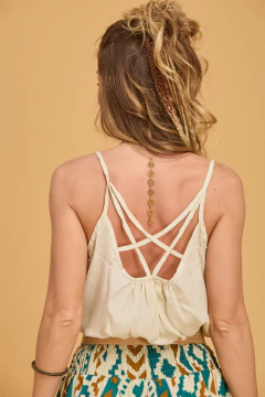 MUSCULOSA SEDA BEIGE