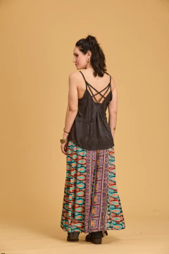 MUSCULOSA SEDA NEGRA - tienda online