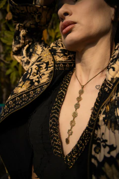 Imagen de COLLAR 7 CHAKRAS DORADO