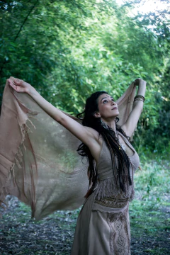 CHAL CON FLECOS TOSTADO