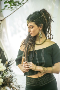 TOP BLOCK PRINT NEGRO en internet