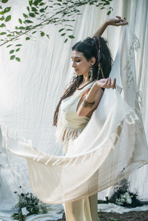 CHAL CON FLECOS NATURAL