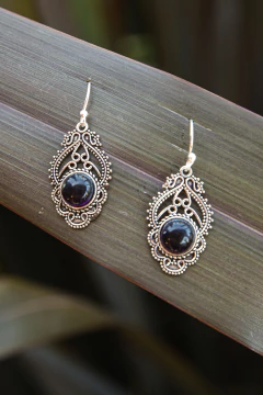 AROS AGNI PLATEADO en diferentes piedras - comprar online