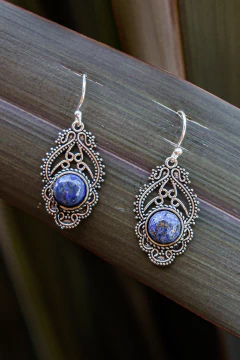 AROS AGNI PLATEADO en diferentes piedras - tienda online