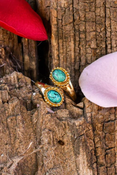 ANILLO ETER DORADO en diferentes piedras