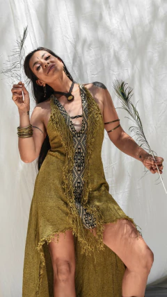 VESTIDO SHAMANIC OLIVA