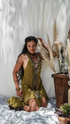Imagen de VESTIDO SHAMANIC OLIVA
