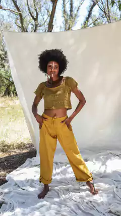 PANTALON MOSTAZA