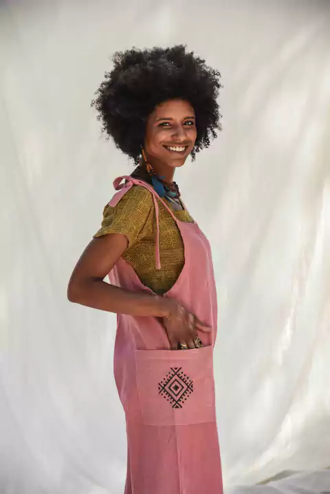 MONO LARGO BLOCK PRINT ROSA