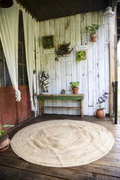 Alfombra Yute Circular Grande