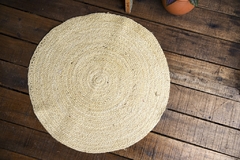 Alfombra Yute Circular pequeña blanca - comprar online