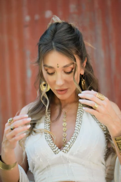 TOP IXCHEL BLANCO GOLD - comprar online