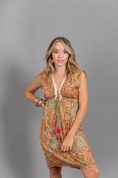 VESTIDO LAKSHMI GOLD - tienda online