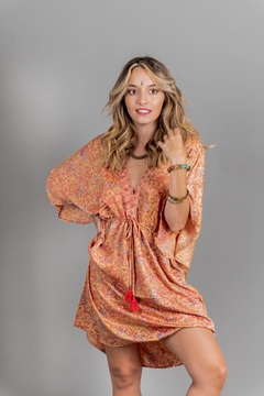 VESTIDO DEVI ROSA GOLD - tienda online